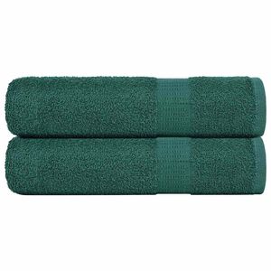 vidaXL Ručn&iacute;ky do sprchy FROGN 2 ks zelen&eacute; 70 x 140 cm 360 g/m&sup2;