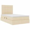vidaXL Postel s &uacute;ložn&yacute;m prostorem a matrac&iacute; Kr&eacute;mov&aacute; 120 x 200 cm