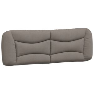 vidaXL Pol&scaron;t&aacute;ř na čelo postele Hvar taupe 160 cm textil