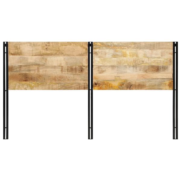 vidaXL Čelo postele 180 cm z masivn&iacute;ho dřeva Mango a železa