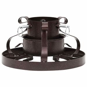 vidaXL Stojan na v&aacute;nočn&iacute; stromek měděn&yacute; s patinou 29 x 29 x 15,5 cm