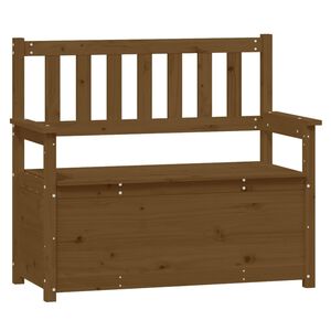 vidaXL Lavice medově hněd&aacute; 112,5x51,5x96,5 cm masivn&iacute; borovice