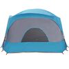 vidaXL Rodinný stan pro 6 osob modrý nepromokavý