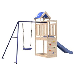 vidaXL Dětsk&eacute; hři&scaron;tě na zahradu masivn&iacute; borov&eacute; dřevo