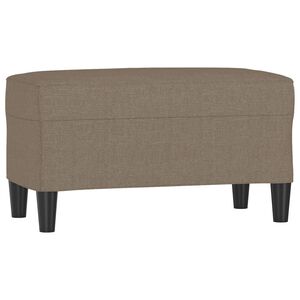 vidaXL Lavice taupe 70 x 35 x 41 cm textil