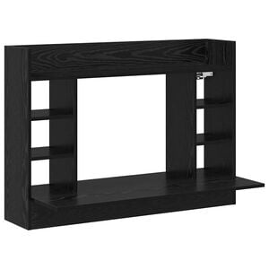 vidaXL N&aacute;stěnn&yacute; stolek Čern&yacute; dub 105 x 48 x 75 cm Kompozitn&iacute; dřevo