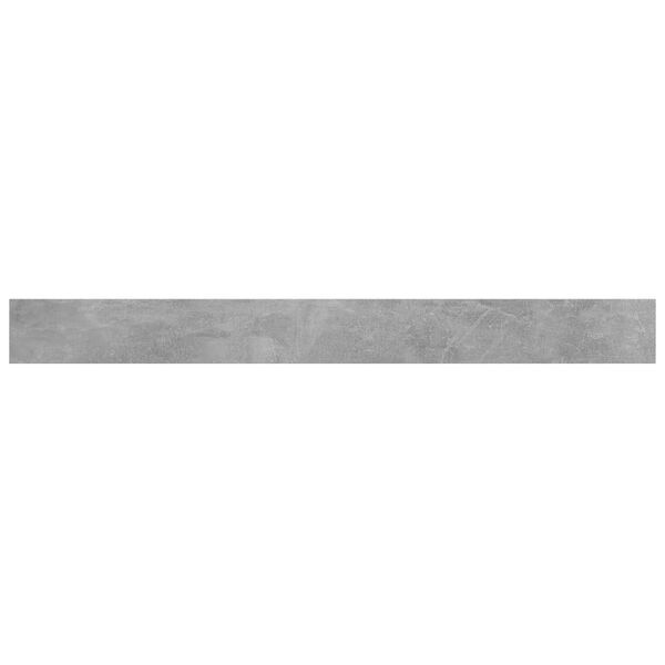 vidaXL Police na knihy 4 ks betonově &scaron;ed&eacute; 100 x 10 x 1,5 cm kompozit