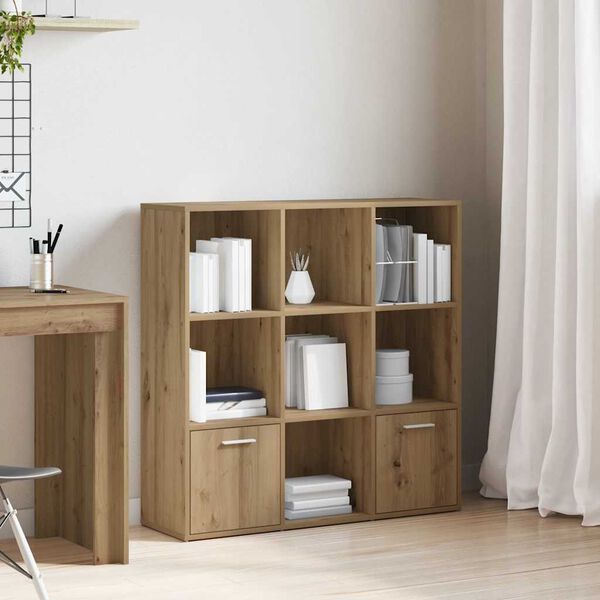 vidaXL Knihovna dub artisan 98 x 29 x 97,5 cm kompozitní dřevo