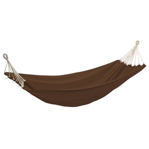 vidaXL Skl&aacute;dac&iacute; houpac&iacute; s&iacute;ť pro 2 osoby hněd&aacute; 360 x 150 cm