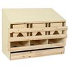 vidaXL Sn&aacute;&scaron;kov&eacute; hn&iacute;zdo 3 boxy 93 x 40 x 65 cm masivn&iacute; borovice
