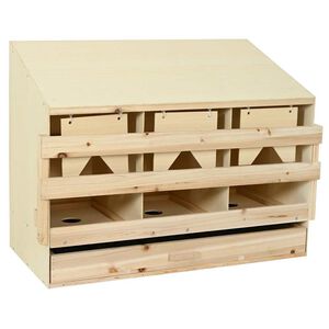 vidaXL Sn&aacute;&scaron;kov&eacute; hn&iacute;zdo 3 boxy 93 x 40 x 65 cm masivn&iacute; borovice