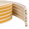 vidaXL Samolepic&iacute; okenn&iacute; těsněn&iacute; B&iacute;l&aacute; 9 x 6 mm 12 m EPDM pěna