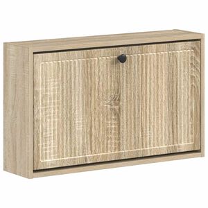 vidaXL N&aacute;stěnn&aacute; skř&iacute;ň na boty EDE 71 x 17 x 43 cm Kompozitn&iacute; dřevo