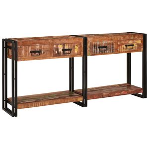 vidaXL Konzolov&eacute; stolky 2 ks V&iacute;cebarevn&yacute; 161 x 33 x 75 cm