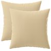 vidaXL Povlak na pol&scaron;t&aacute;ř 2 pcs HEERLEN B&eacute;žov&aacute; 45 x 45 cm Polyester