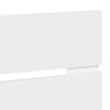 vidaXL Čelo postele s čelo B&iacute;l&aacute; 200 cm Kompozitn&iacute; dřevo
