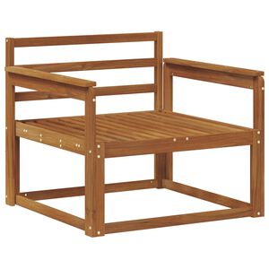 vidaXL Venkovn&iacute; středn&iacute; pohovka Masivn&iacute; ak&aacute;tov&eacute; dřevo Př&iacute;rodn&iacute;