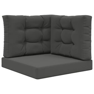 vidaXL Venkovn&iacute; pol&scaron;t&aacute;ř na pohovku 3 pcs Antracit Polyester