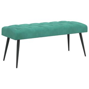 vidaXL Lavice s knofl&iacute;kov&yacute;m pro&scaron;&iacute;v&aacute;n&iacute;m Tyrkysov&aacute; 110 x 40 x 46 cm