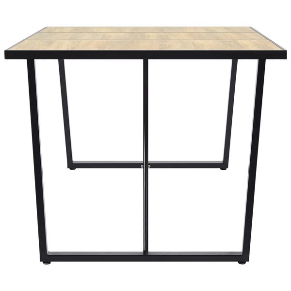 vidaXL Jídelní stůl dubový 200 x 100 x 75 cm MDF