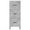 vidaXL Skříň highboard betonově šedá 34,5x34x180 cm kompozitní dřevo
