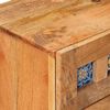 vidaXL Nočn&iacute; skř&iacute;ňka Př&iacute;rodn&iacute; 40 x 33,5 x 46 cm Masivn&iacute; mangov&eacute; dřevo