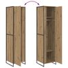 vidaXL Skř&iacute;ň 2 pcs Uměleck&yacute; dub 50 x 50 x 200 cm kompozitn&iacute; dřevo