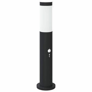 vidaXL Sloupkov&eacute; sv&iacute;tidlo se senzorem 50 cm nerezov&aacute; ocel IP44