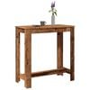 vidaXL Barov&yacute; stůl old wood 102 x 50 x 103,5 cm kompozitn&iacute; dřevo
