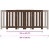 vidaXL Kryt na radi&aacute;tor hněd&yacute; dub 205x21,5x83,5 cm kompozitn&iacute; dřevo