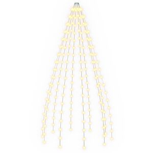 vidaXL Světla na v&aacute;nočn&iacute; stromek 180 LED Tepl&aacute; b&iacute;l&aacute; 180 cm