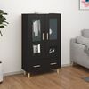 vidaXL Highboard černý 70 x 31 x 115 cm kompozitní dřevo