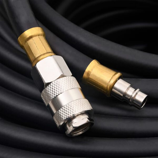 vidaXL Hybridn&iacute; vzduchov&aacute; hadice čern&aacute; 0,6" 20 m pryž a PVC