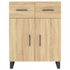 vidaXL Skř&iacute;ň highboard dub sonoma 69,5 x 34 x 180 cm kompozitn&iacute; dřevo