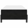 vidaXL Postel s boxspringem s matrac&iacute; Čern&aacute; 90 x 220 cm textil