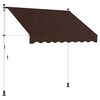 vidaXL Manu&aacute;ln&iacute; zatahovac&iacute; mark&yacute;za Hněd&aacute; 150 cm