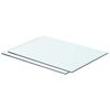 vidaXL Policov&eacute; desky 2 ks sklo čir&eacute; 50 x 30 cm