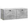 vidaXL N&aacute;stěnn&aacute; TV skř&iacute;ň 78,5 x 31 x 30 cm Betonově &scaron;ed&aacute;