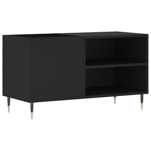 vidaXL Skř&iacute;ňka na LP desky čern&aacute; 85 x 38 x 48 cm kompozitn&iacute; dřevo
