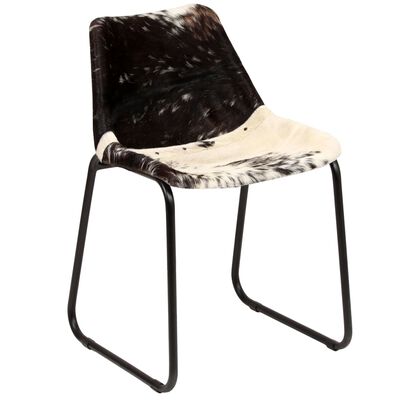 vidaXL Jídelní židle 4 ks z pravé kozí kůže