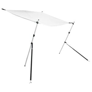 vidaXL N&aacute;stavec na t-top stř&iacute;&scaron;ku b&iacute;l&yacute; 170x170x(115-183) cm