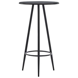 vidaXL Barov&yacute; stůl čern&yacute; 60 x 107,5 cm MDF