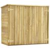 vidaXL Zahradn&iacute; kůlna na n&aacute;řad&iacute; 135x60x123 cm impregnovan&aacute; borovice