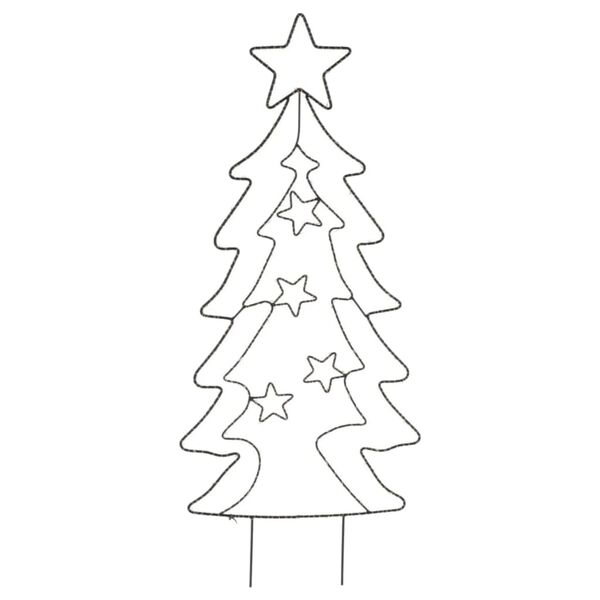 Ambiance Zahradn&iacute; světeln&aacute; dekorace v&aacute;nočn&iacute; stromek s 90 LED diodami