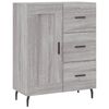 vidaXL Skř&iacute;ň highboard &scaron;ed&aacute; sonoma 69,5 x 34 x 180 cm kompozitn&iacute; dřevo
