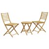 vidaXL 3d&iacute;ln&yacute; bistro set bambus