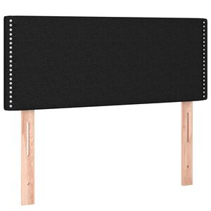 vidaXL Čelo postele čern&eacute; 100x5x78/88 cm textil