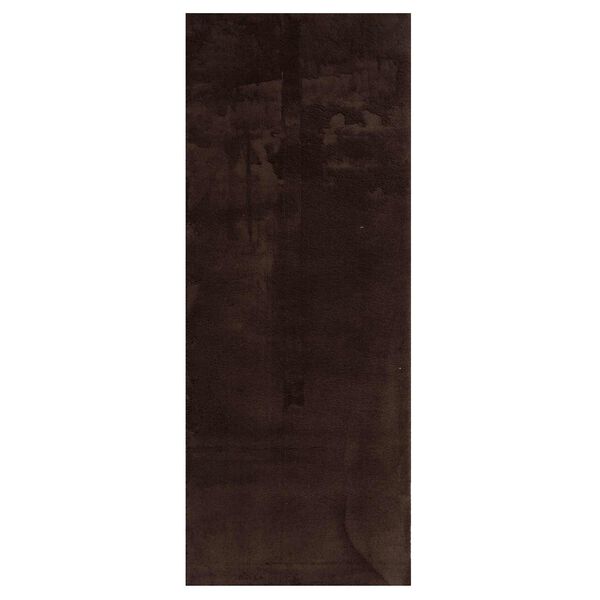 vidaXL Kusov&eacute; koberce Obd&eacute;ln&iacute;kov&yacute; HUARTE Hněd&aacute; 200 x 80 cm Polyester