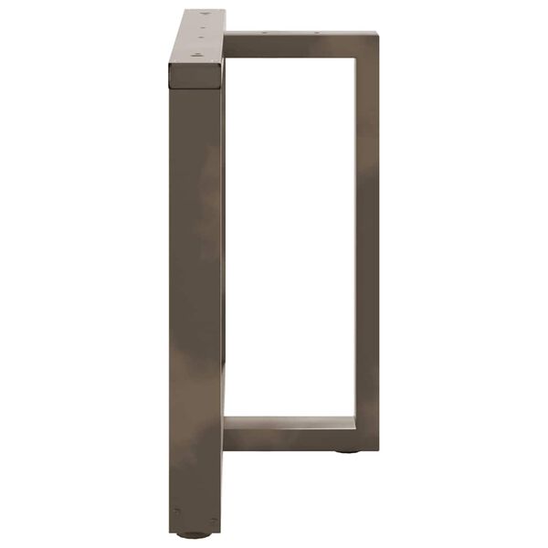 vidaXL Nohy k jídelnímu stolu ve tvaru T, 2 ks, černé, 100 x 35 x (72-73) cm, ocel