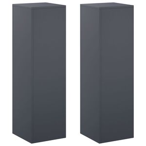 vidaXL Stojan na rostliny 2 pcs Antracitov&aacute; 30 x 30 x 100 cm